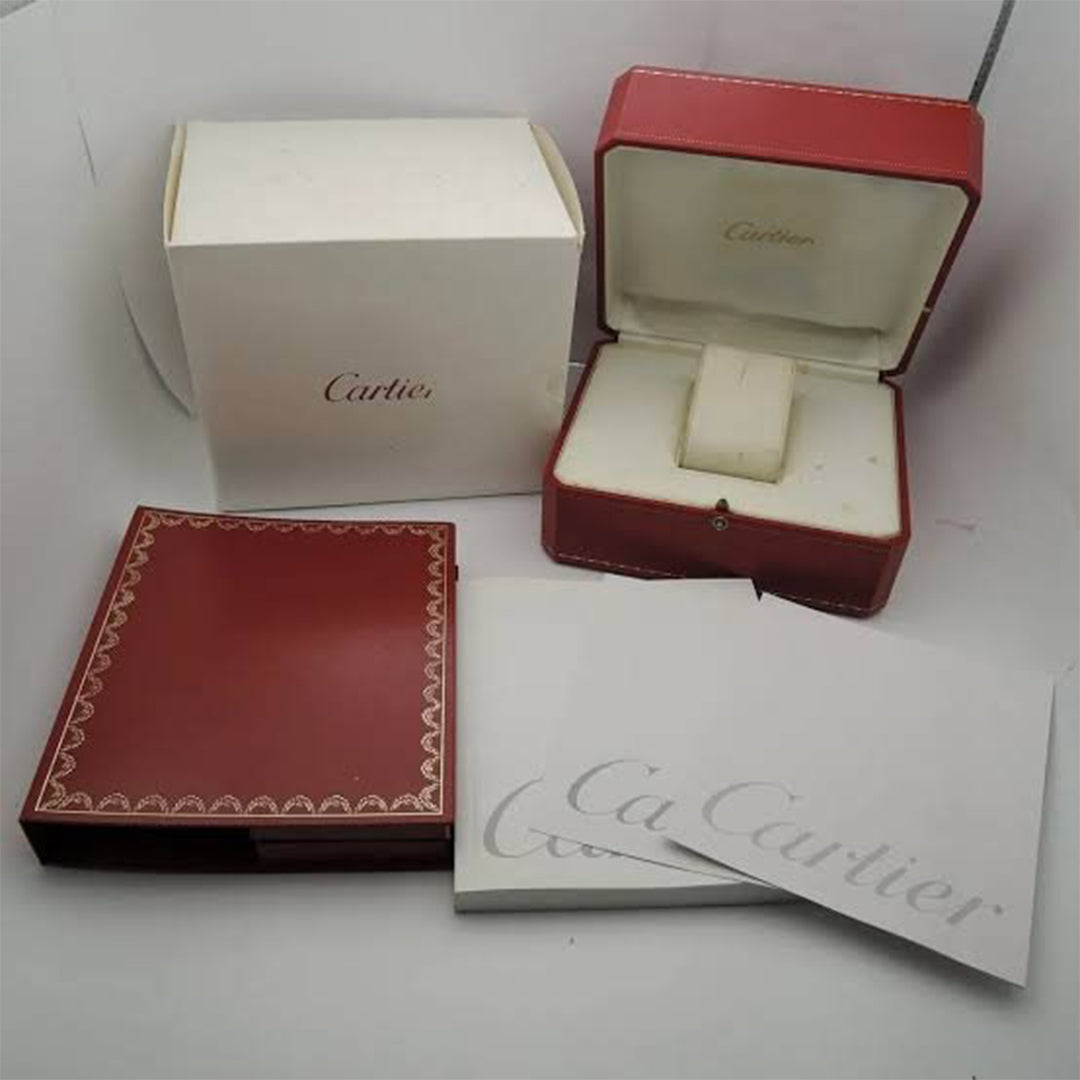 Cartier Leather Brown Automatic Watch A