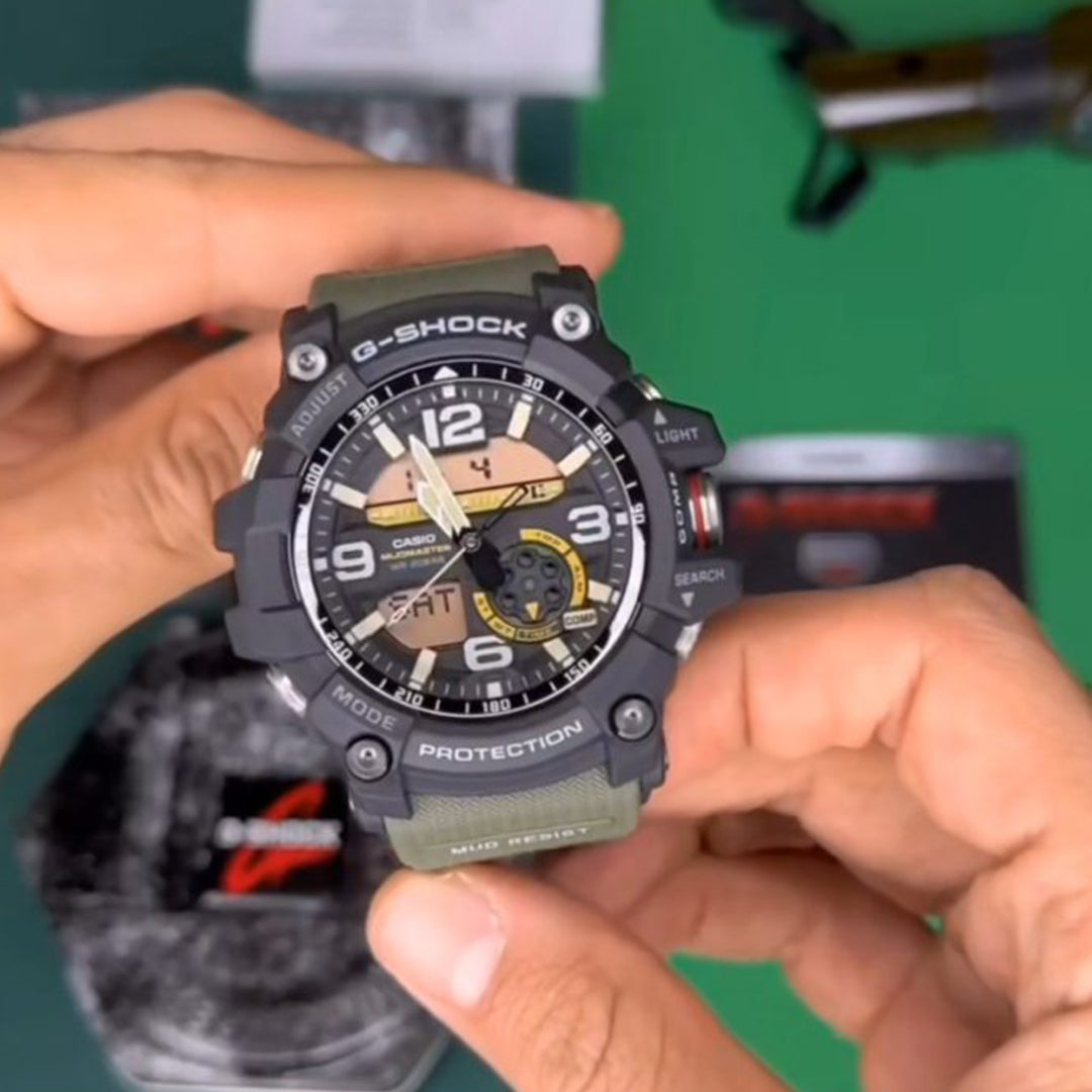 G-shock Mudmaster Green Belt Watch