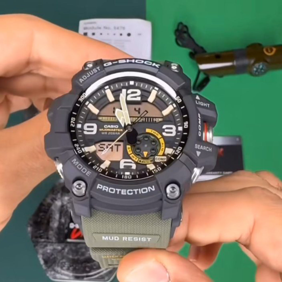 G-shock Mudmaster Green Belt Watch