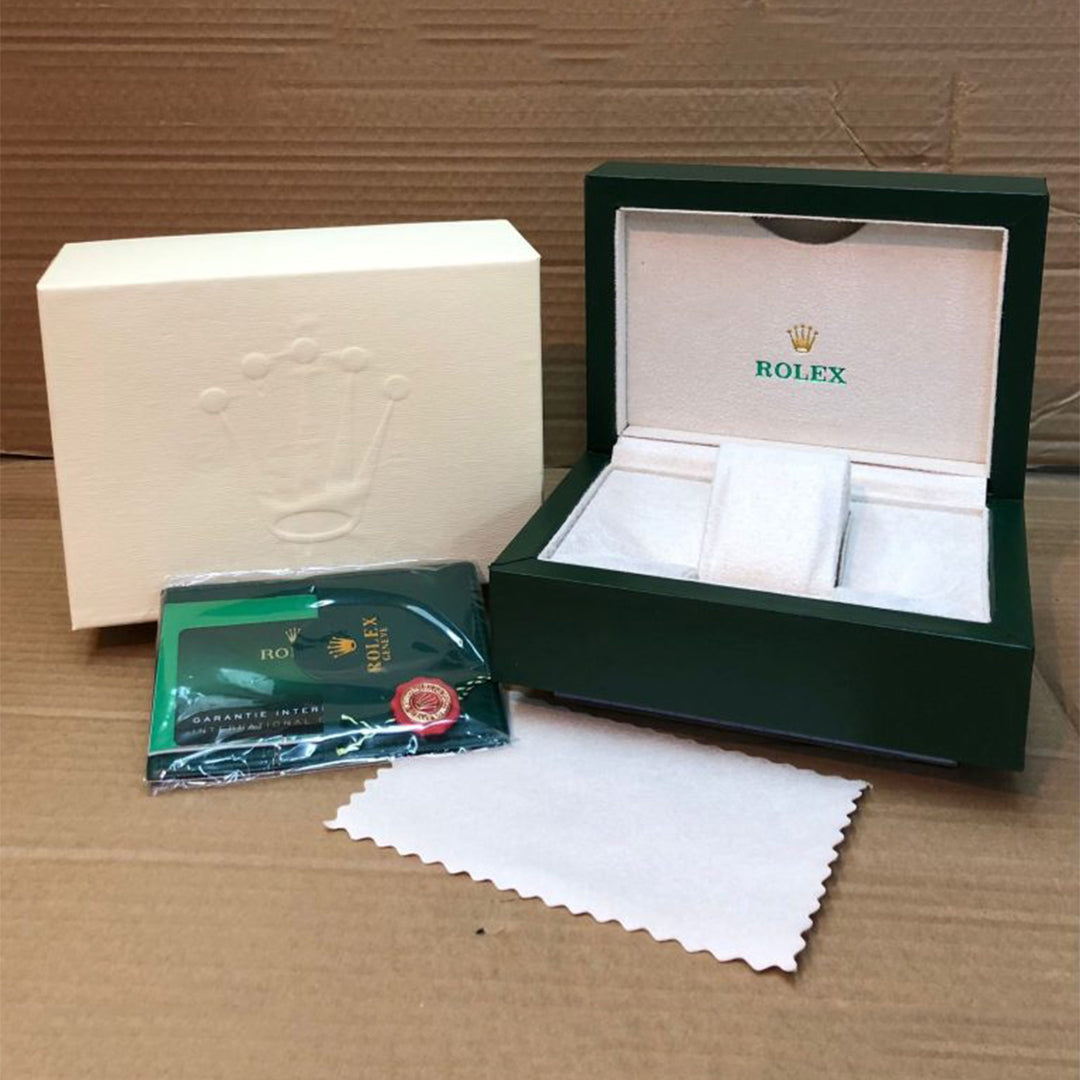 Rolex Dualtone Automatic Open Back Metal Watch