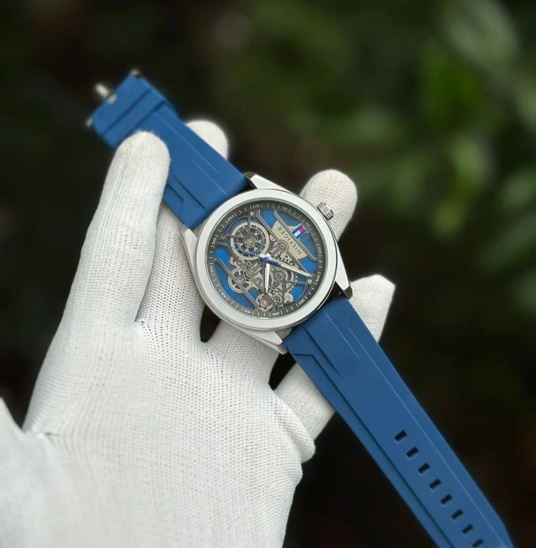 Tommy Hilfiger Blue Silicon watch