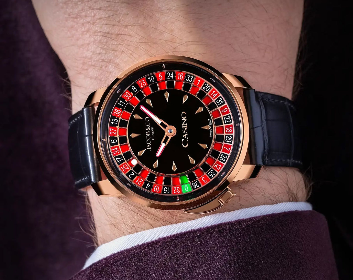 Jacob and co casino tourbillion watch