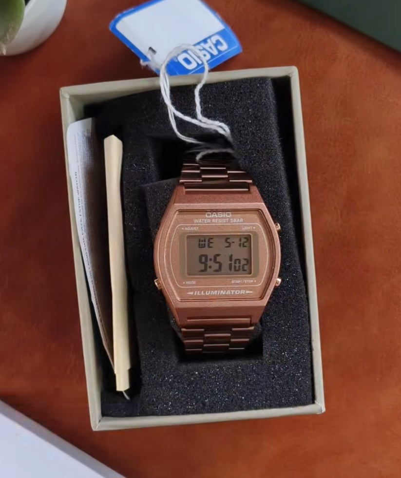 Casio vintage Rosegold Digital watch