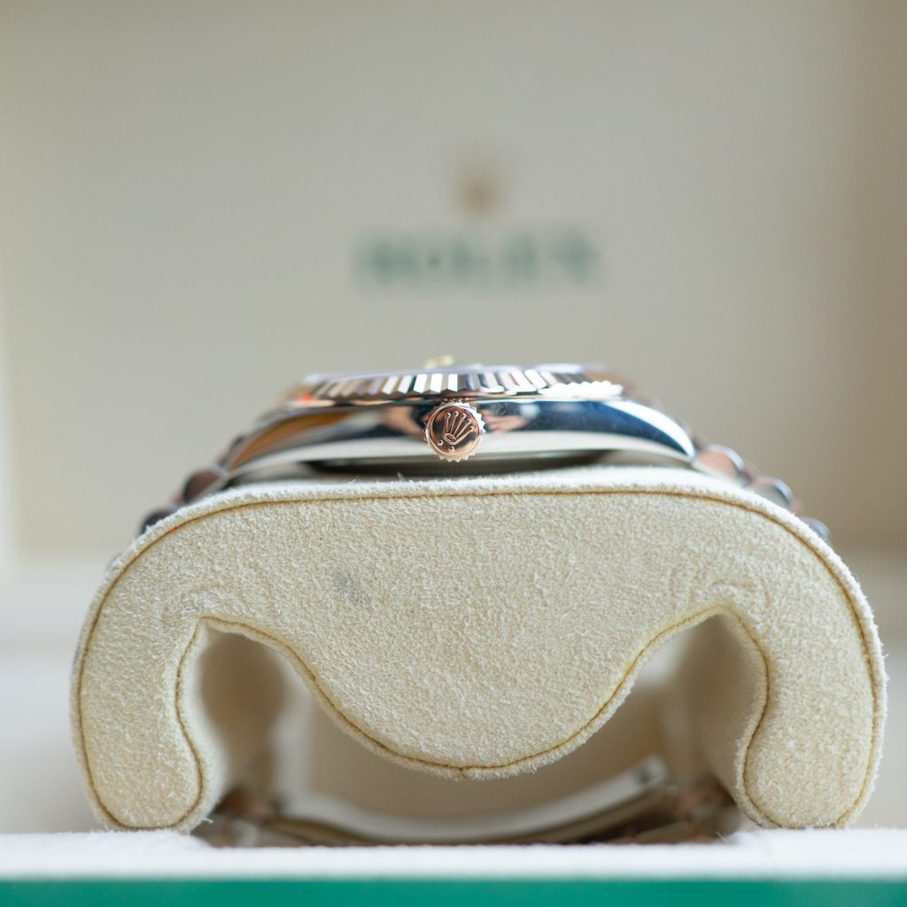 Rolex Datejust Dualtone Grey Dial Metal Watch