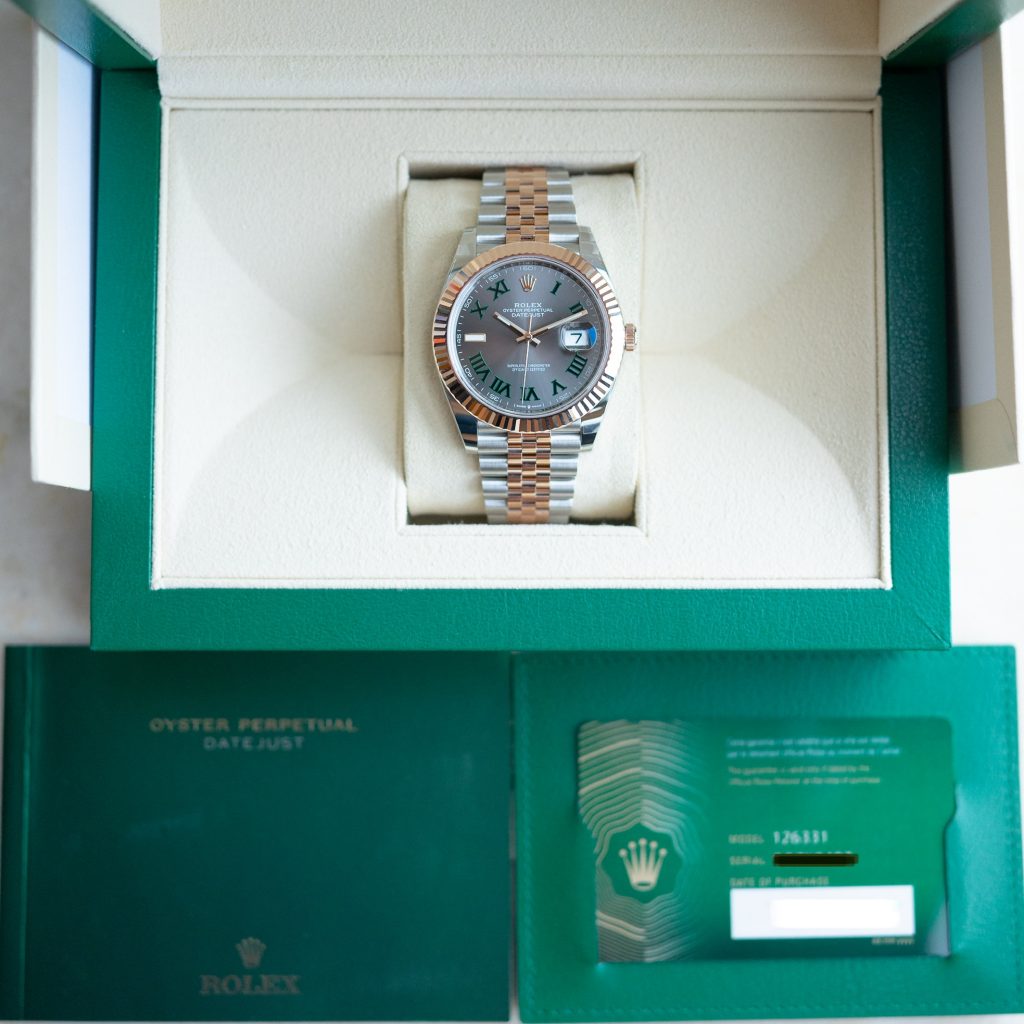 Rolex Datejust Dualtone Grey Dial Metal Watch