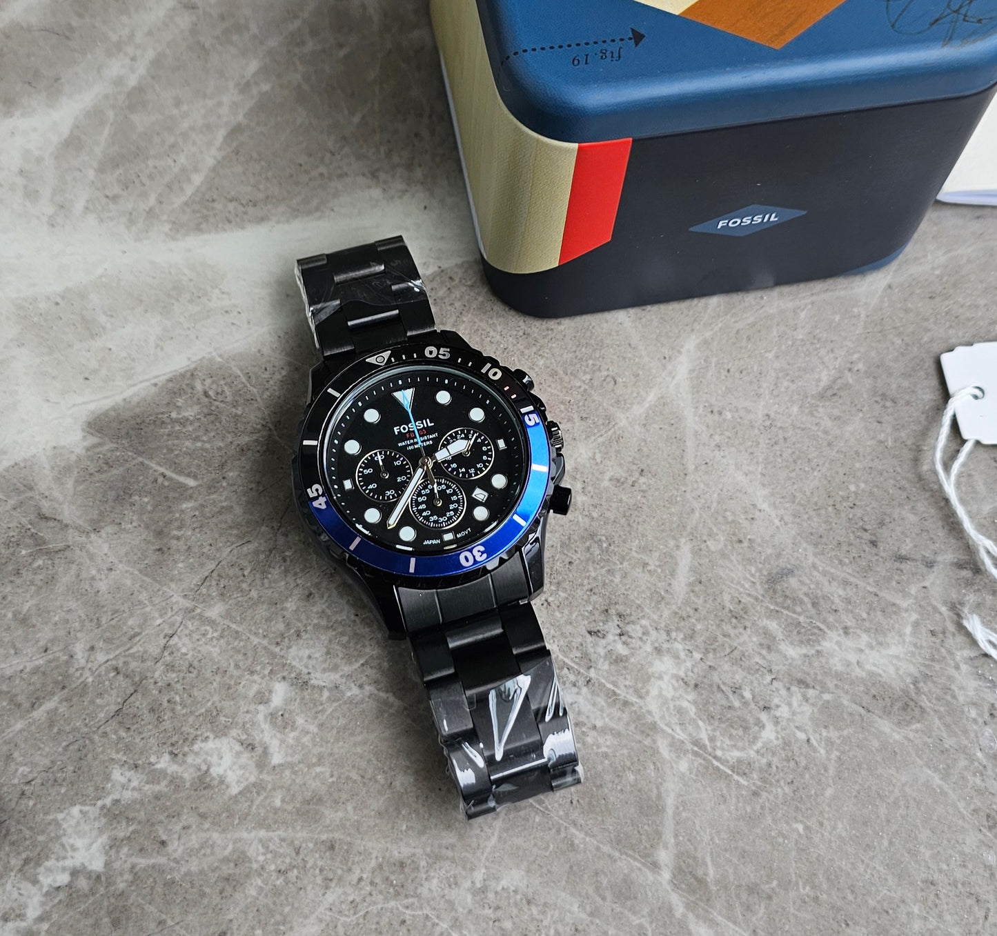 Fossil Fb 03 Black Metal Watch