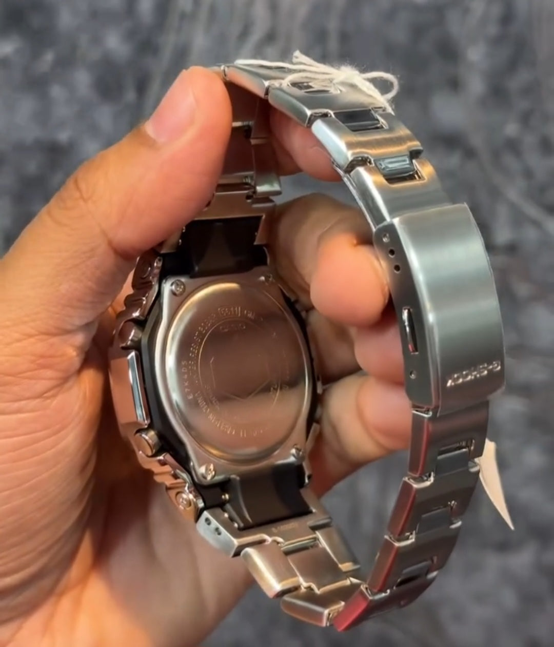 G SHOCK 2100 D SILVER BLUE DIAL WATCH