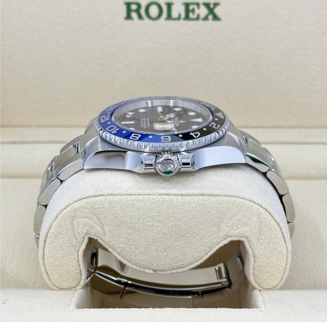 Rolex Gmt Master Silver Black Metal Watch B