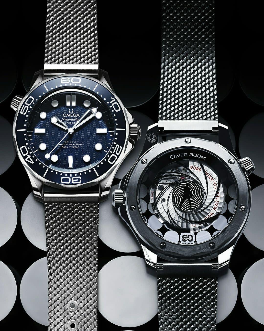 Omega seamaster Blue dial 007 James bond watch