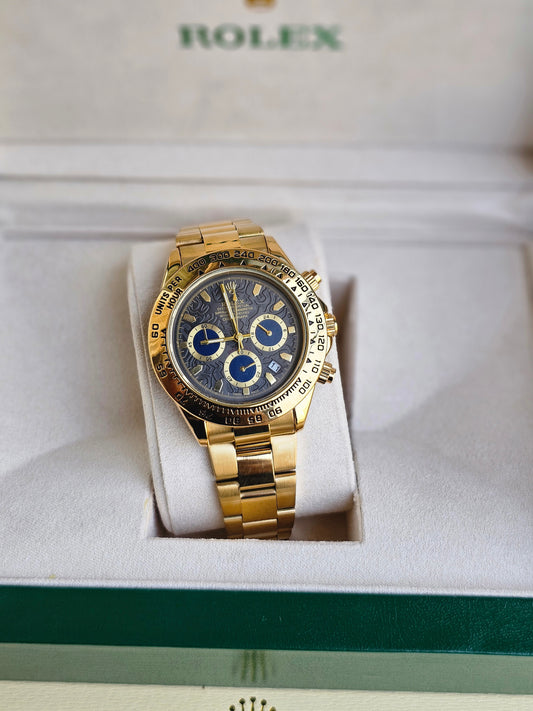 Rolex Daytona Golden Engraved  Watch