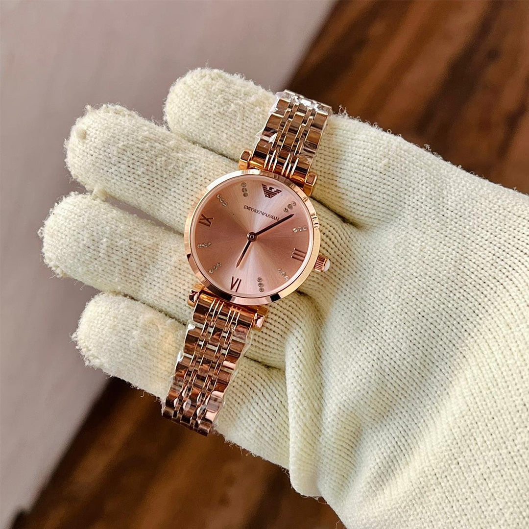 ARMANI ROSEGOLD WOMEN WATCH