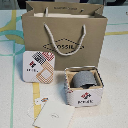 Fossil Black Metal Watch A