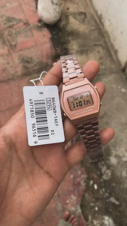 Casio vintage Rosegold Digital watch
