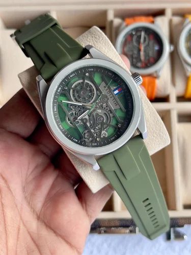 Tommy Hilfiger Green Silicon watch