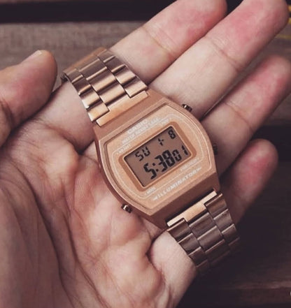 Casio vintage Rosegold Digital watch
