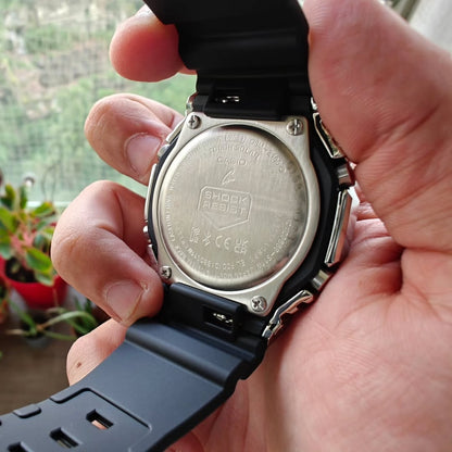 G SHOCK GMB 2100 SILVER TIFFANY BLUE DIAL WATCH