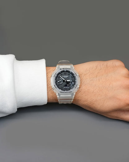 G SHOCK GA-2100SKE-7ADR Transparent Black dial watch