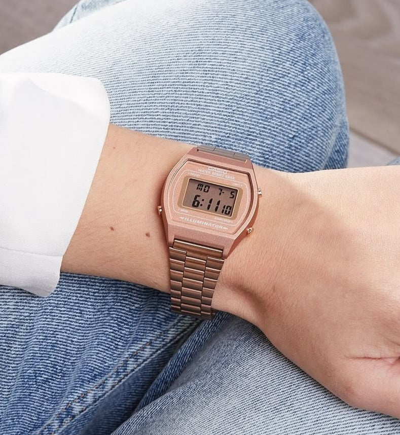 Casio vintage Rosegold Digital watch