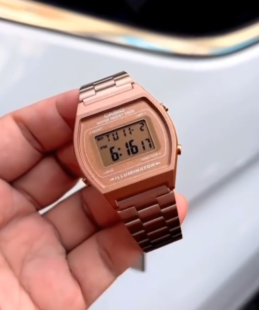 Casio vintage Rosegold Digital watch